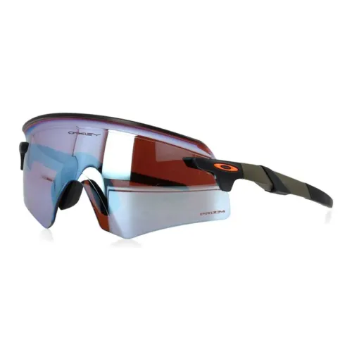 Oakley Ацетат Нерегулярная форма Солнцезащитные очки Женские Черный