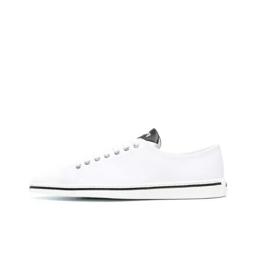 PRADA Synthesis Low Топ Стильные Скейтбординги Женские Белые