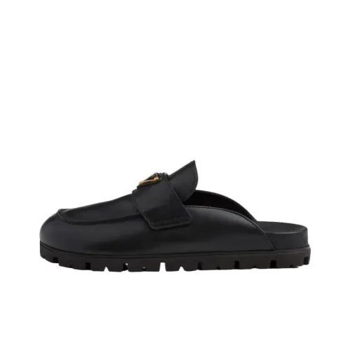 PRADA Домашние тапочки Женские Черные