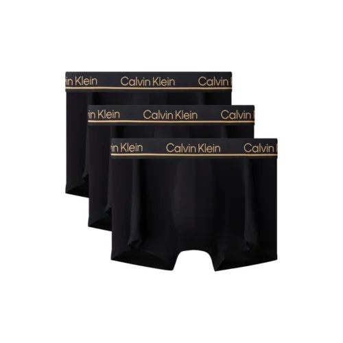 Calvin Klein Трусы Мужские упаковка из 3 штук цвет космический черный