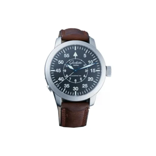 Glashütte Original Автоматический Механический Часы Мужские SENATOR NAVIGATOR 44 мм Черные