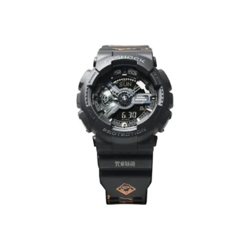 CASIO JUJUTSU KAISEN Collaboration GA 110 Collection Кварцевый механизм Смола Ремешок Часы Мужские Черный Циферблат