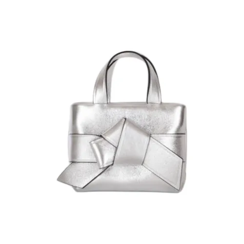 Acne Studios Musubi Мягкая кожа Сумка через плечо Сумка Micro Women's Silver