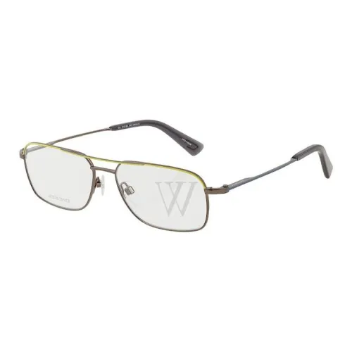 DIESEL Металл Прямоугольный Оправы для очков Мужской Желтый