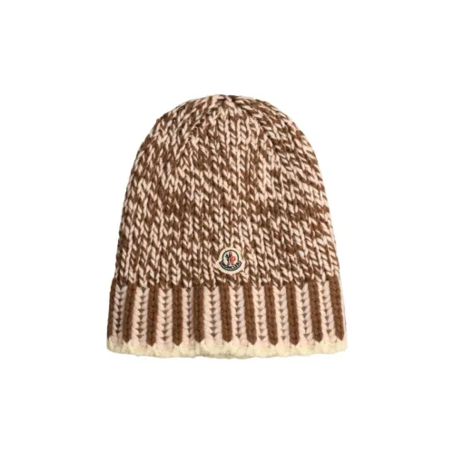 Moncler Шерстяные Шапки Женские Коричневый