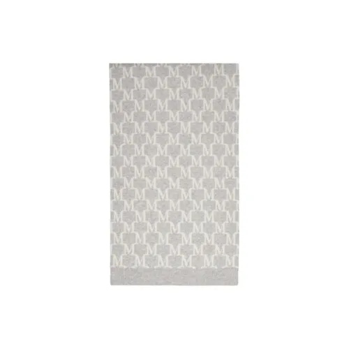 MaxMara Кашемир Вязаные Шарфы Женские Серые