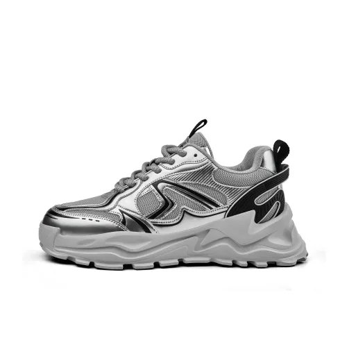 JEEP SPIRIT Низкий топ массивные кроссовки мужской Луна песочный серебряный