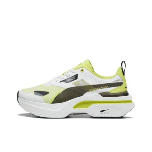 PUMA Kosmo Rider Low Топ Повседневная обувь Женская Желтая Белая