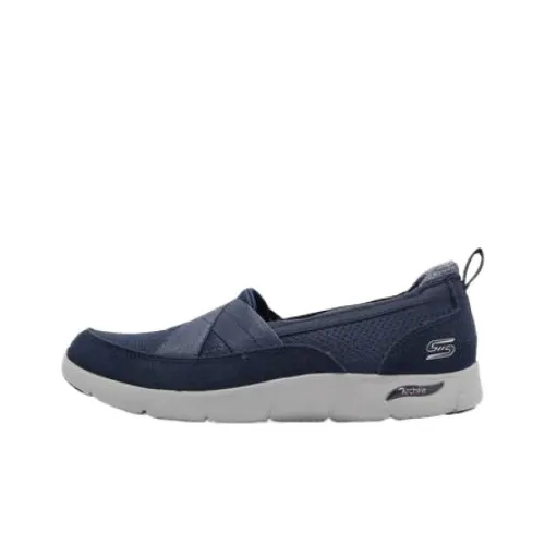 Skechers ARCH FIT REFINE Женские повседневные туфли с низким каблуком (<3 см) женские синий