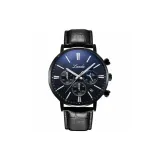 Чёрный ремешок, золотое кольцо