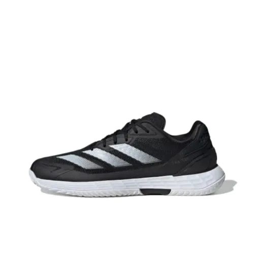 Adidas DEFIANT SPEED 2 Амортизация Wa Дышащий Низкий Топ Кроссовки для тенниса Мужской Черный Белый