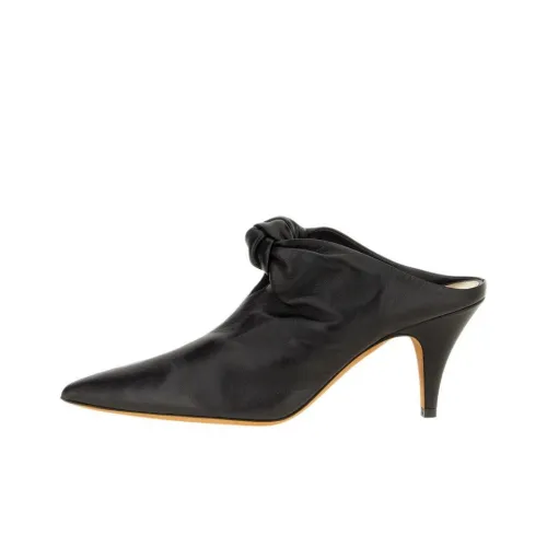 KHAITE Домашние тапочки Женские Черные