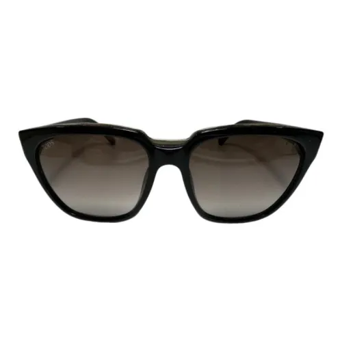 TOD'S Нерегулярная форма Солнцезащитные очки Мужской Черный