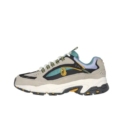 Skechers SNOOP Износостойкая Повседневная Обувь Мужская Серый Черный