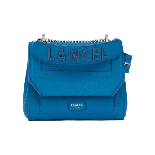 LANCEL Телячья кожа Одно плечо Сумка Маленькая Женская Синяя