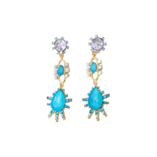 Summer Star Серьги с камни Женские