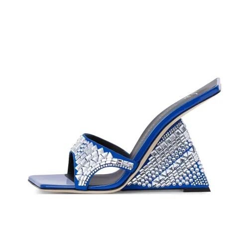 Giuseppe Zanotti GZ TPR Подошва Слипоны Женские Синие