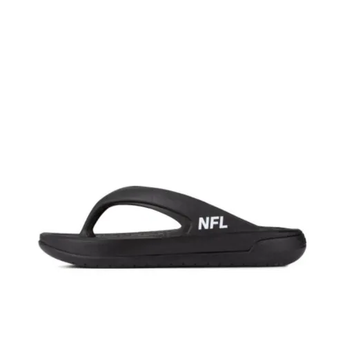 NFL Устойчивые к истиранию противоскользящие шлепанцы женские черные
