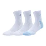 3 шт (Белый *2 + Белый и синий цвет)