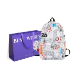 Оранжевый и белый + премиум сумка для покупок