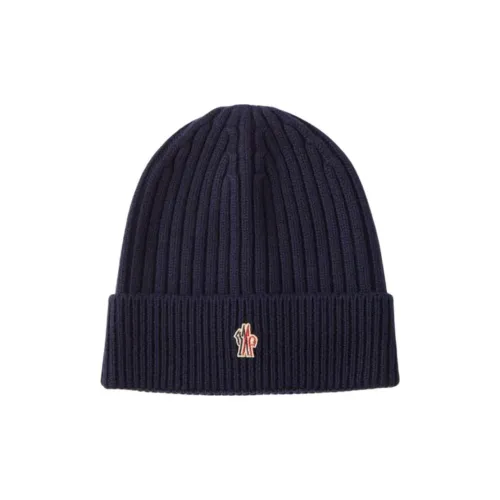 Moncler Grenoble Шерстяные Шапки Мужской Синий