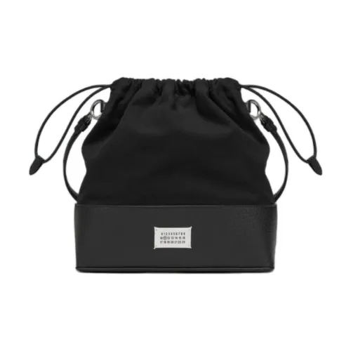 Maison Margiela 5AC Телячья кожа Рюкзак Средний Унисекс Черный