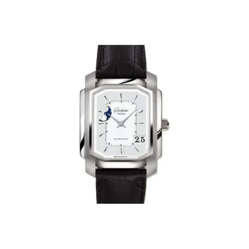 Glashütte Original Автоматический Механический Часы Мужские SENATOR 37,5мм*34,8мм*11,3мм Серебряные