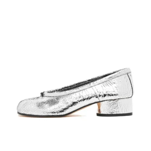 Maison Margiela Tabi Высокие каблуки Серебряный Женские