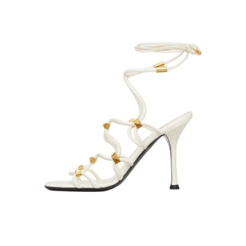 Valentino One Ремень Сандалии 10 см Женские Белые