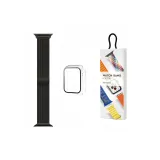 Обновление Один Магнит Двойной гальванический покрытие [Черный] + циферблат Защитный чехол