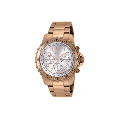 INVICTA Specialty Men Collection Мужские часы Кварцевый механизм Ремешок из нержавеющей стали 45 мм Серебристый циферблат Мужские часы