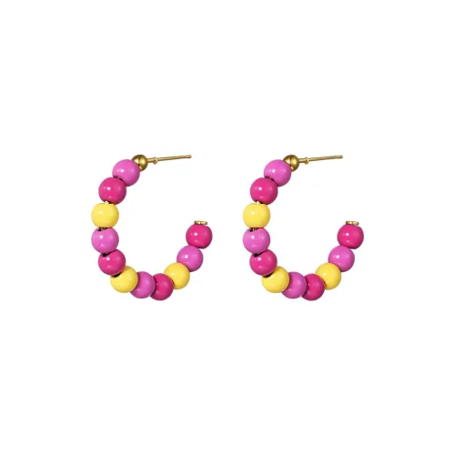 Серьги Social Talent из эмали стерлингового серебра 925 пробы женские