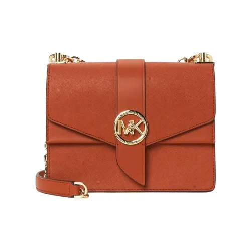 MICHAEL KORS Сумка через плечо из коровьей кожи женская оранжевая