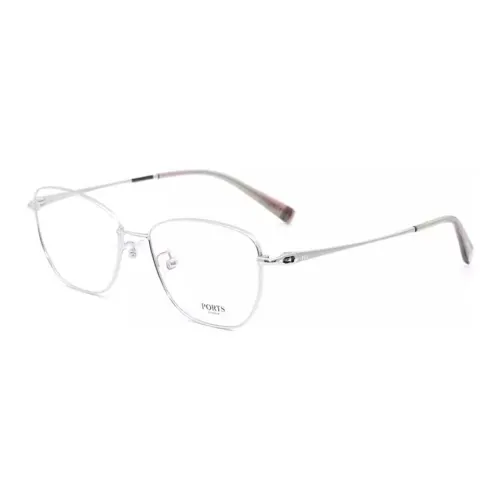 PORTS Титан Бабочка Оправы для очков Женские Серебристые