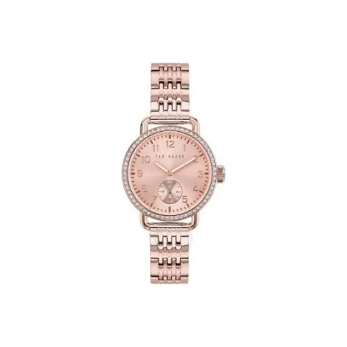 TED Baker Hanna Collection Мужские часы Кварцевый механизм Ремешок из нержавеющей стали 43 мм Розовый циферблат Часы
