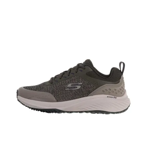 Skechers Bounder MID Топ Беговые кроссовки Мужской Кофе
