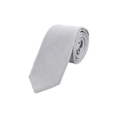 KITON Галстуки из шелка тутового дерева мужские серый