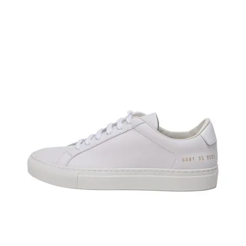 COMMON PROJECTS Низкие кроссовки для скейтбординга Женские Белые