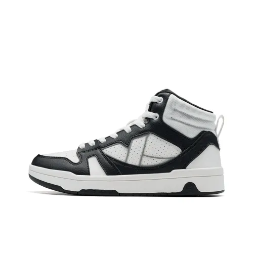 XTEP MAXX LITE Устойчивые к истиранию Высокие Кроссовки для скейтбординга Женские Белые Черные