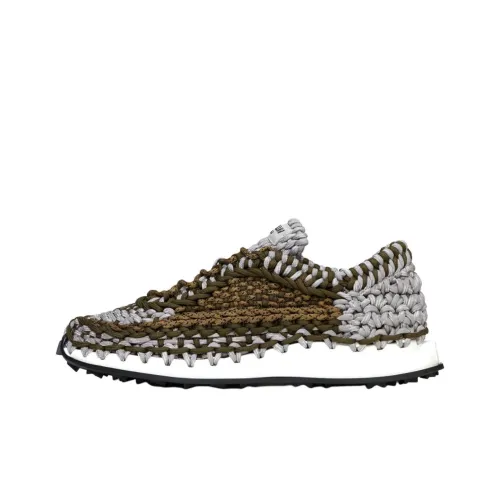 Valentino Crochet Амортизация Легкий Низкий Верх Спортивная Обувь Мужская Зеленая