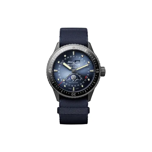 BLANCPAIN Автоматический Механический Часы Мужские FIFTY FATHOMS 43,6 мм Синий