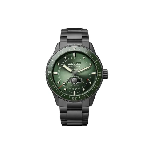 BLANCPAIN Автоматический Механический Часы Мужские FIFTY FATHOMS 43,6 мм Зеленые