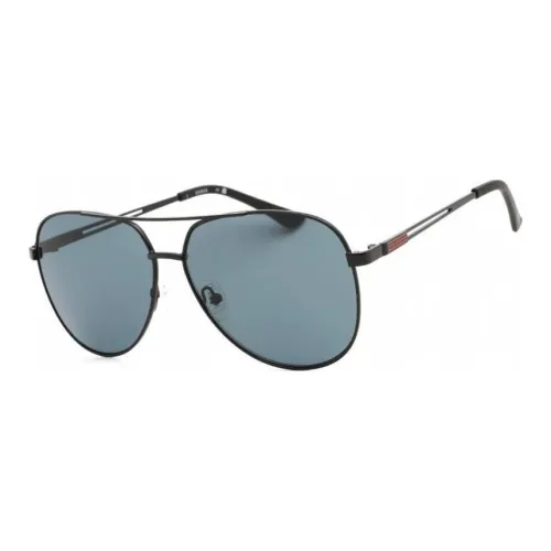 GUESS Металл Aviator Солнцезащитные очки Мужские Черные