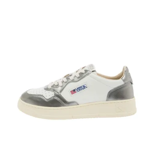 AUTRY Низкие кроссовки для скейтбординга Мужские Серебряные Белые