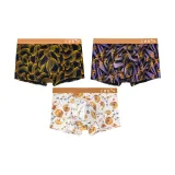 Чёрный Золото-Чёрный Фиолетовый-Белый с Листом