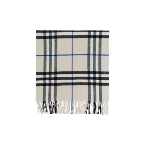 Burberry Кашемировые Вязаные Шарфы Женские Белые