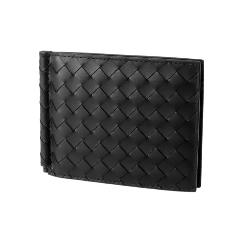 Bottega Veneta Intrecciato Кожа Кошелек Мужской Черный