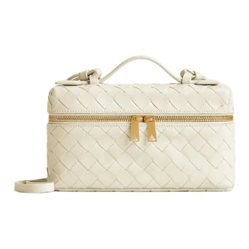 Bottega Veneta Intrecciato Телячья кожа Косметичка Женская Цвет морской соли