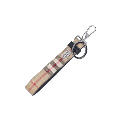 Burberry Кожа Брелок Сумка Аксессуар Унисекс Бежевый