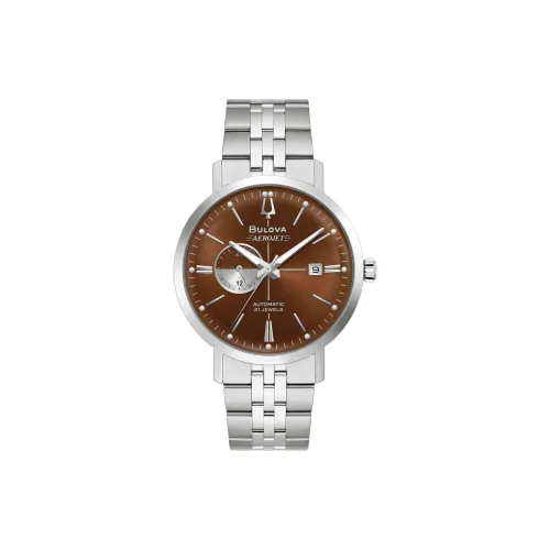 BULOVA Автоматический Механический Часы для Мужчин 41 мм Коричневый